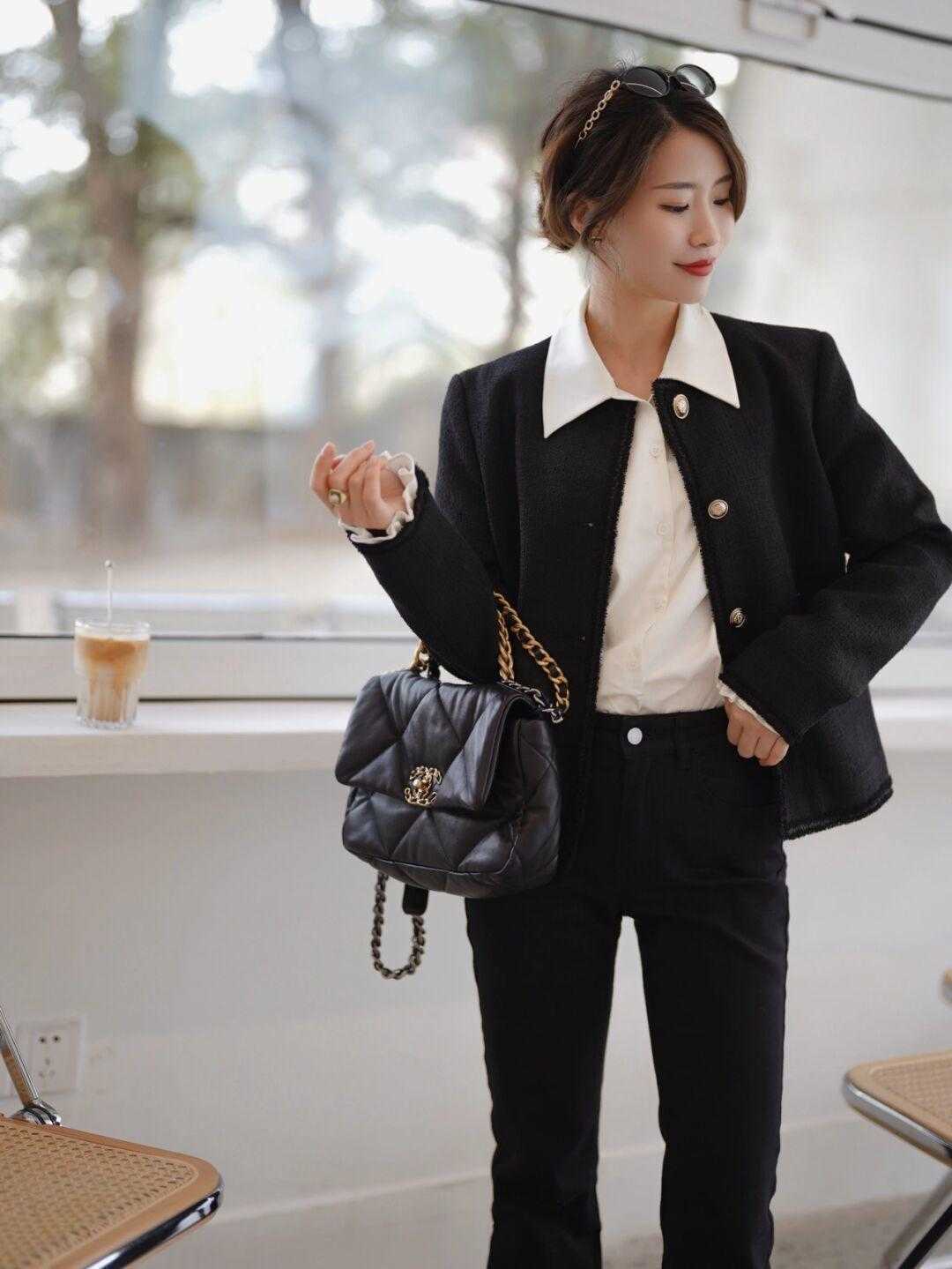 直筒裤 纯黑色直筒牛仔裤yyds!上班族、学生党都能穿,你也千万别错过