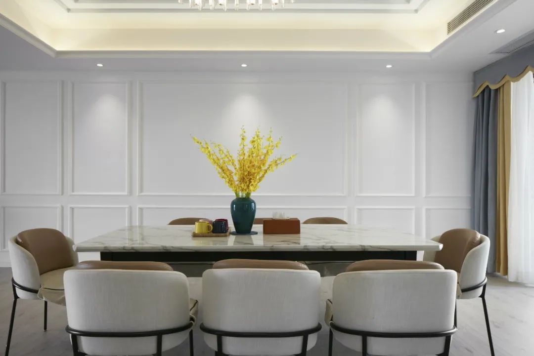 现代|500㎡现代美式,简约舒适的大平层,生活淡雅从容而高级