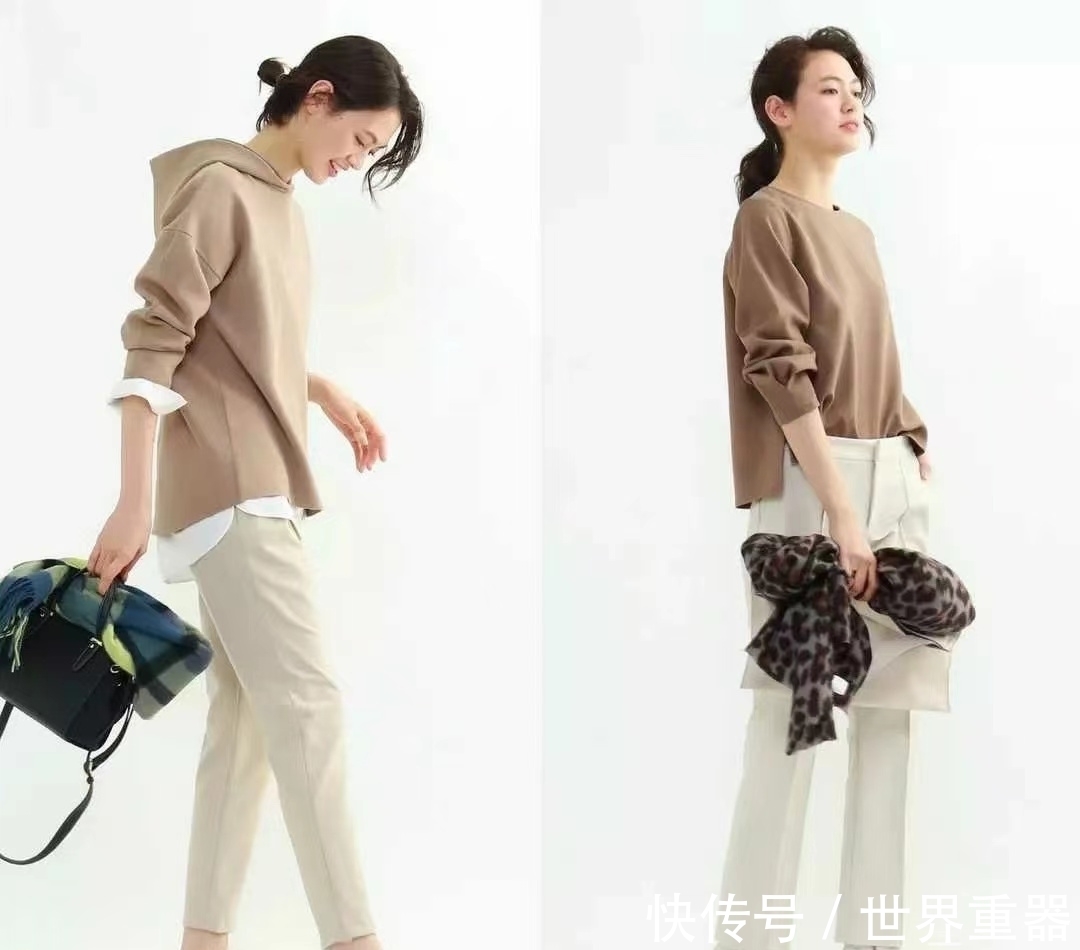 浅色系 四十多岁的女人穿衣别太将就,极简风穿搭温柔大气,特别显气质