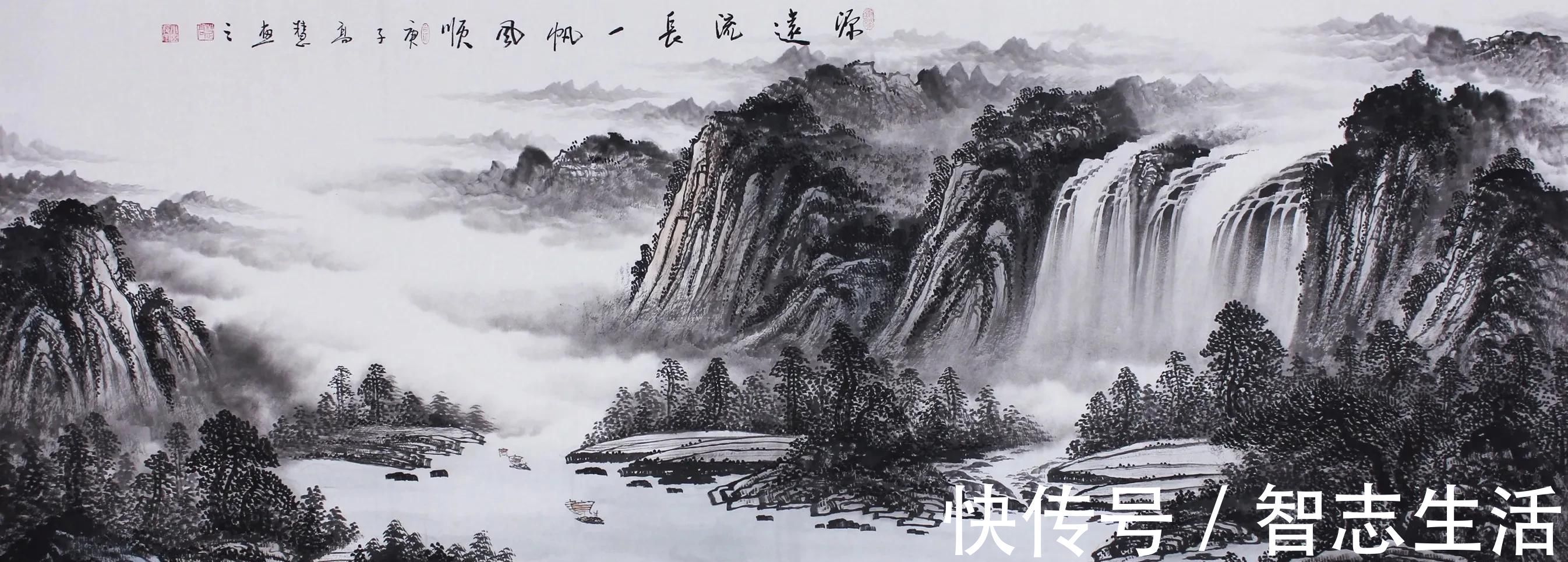 定制#书法定制,国画收藏——上善若水,和为贵,大展鸿图