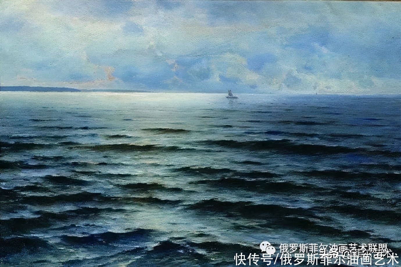 「经典作品」这风景油画是我的最爱！大气，磅礴，美醉了