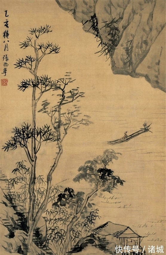 笔墨$略显保守,缺少变化,张赐宁山水画欣赏