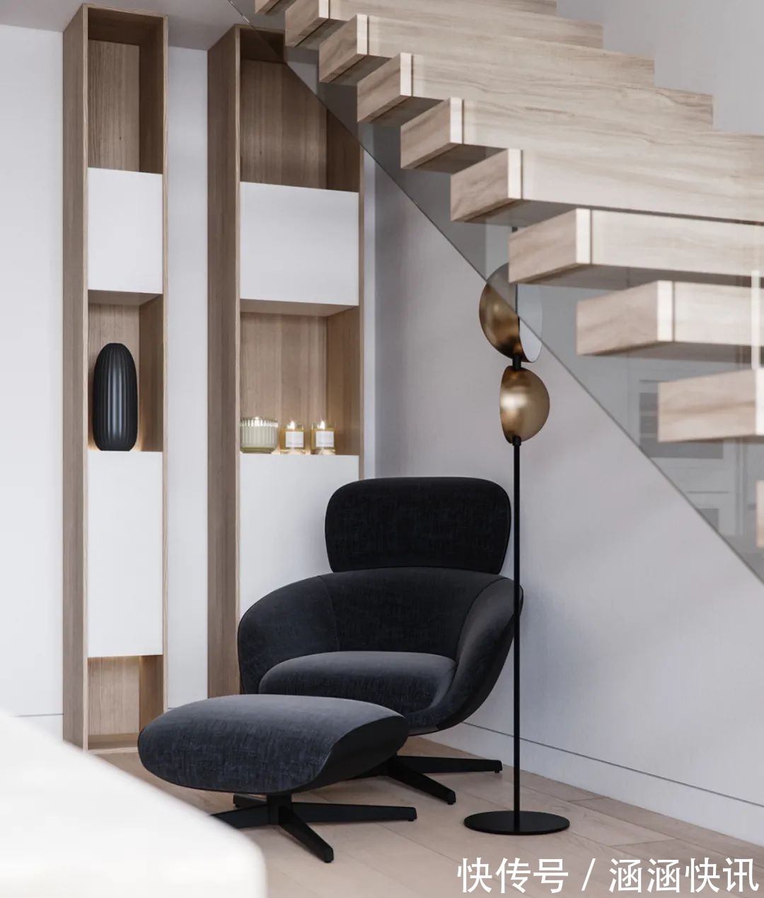 客厅|简约原木风,让家更有温度,全屋简单有格调,没有丝毫俗气