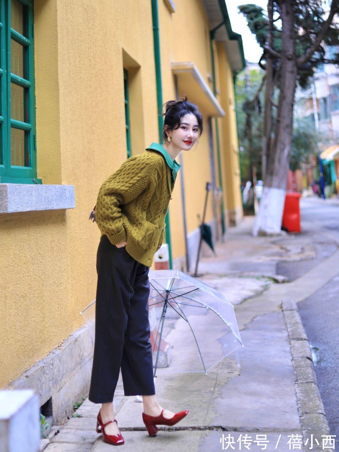 毛衣 新年穿“毛衣”才洋气,单穿叠穿都好看,让你演绎不费劲的高级