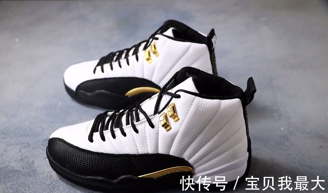 nike 耐克Nike Air Jordan 12 “Royalty” 黑白金！
