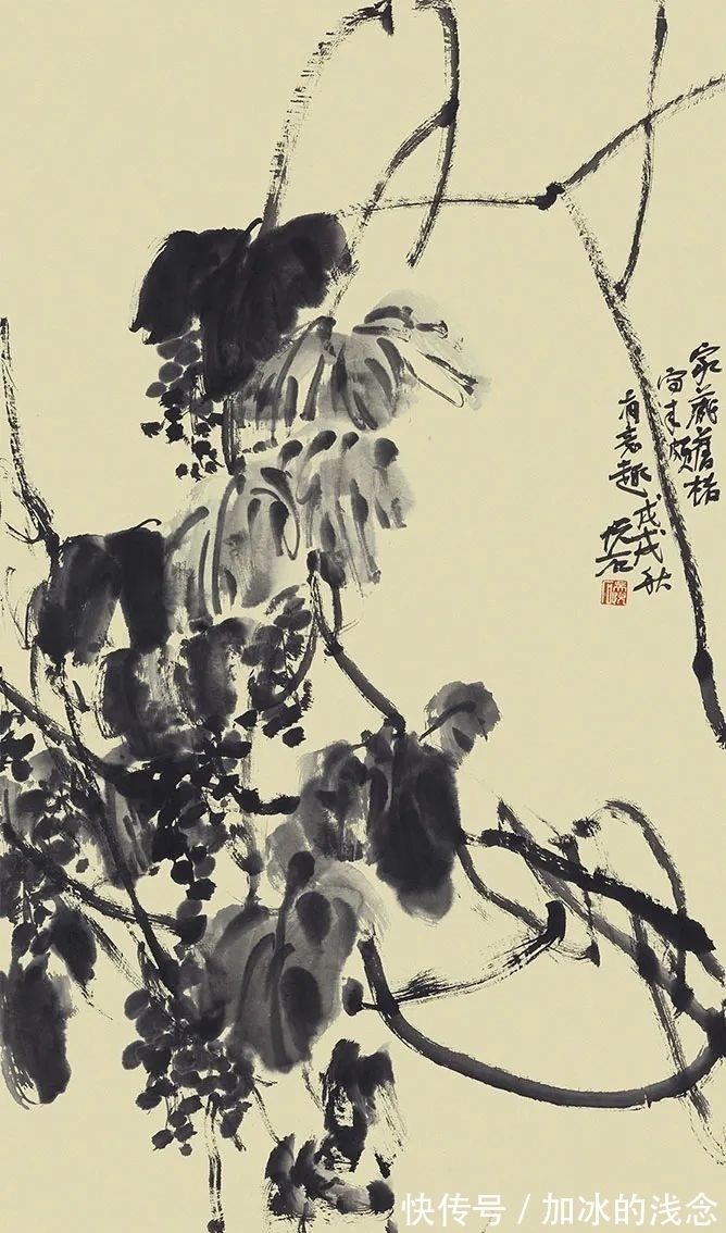 大写意|「津门网」他主张:与古为徒,以大写意为主,细节处理上毫不含糊