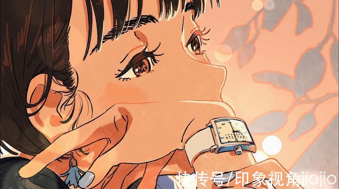 插画|复古感的动漫美少女插画,第一眼就被惊艳到了