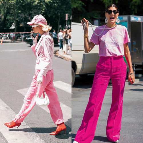 2021粉裤子潮流你跟了没？日杂穿搭灵感，增加温柔气质