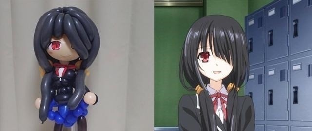 动漫角色|用气球还原出动漫角色,鬼灭之刃恋柱超可爱,漫迷:我全都要