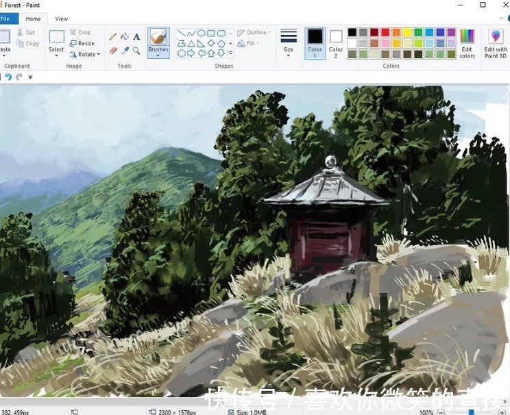 作品#不受绘画工具束缚的神人,画出一幅幅让人目瞪口呆的作品!