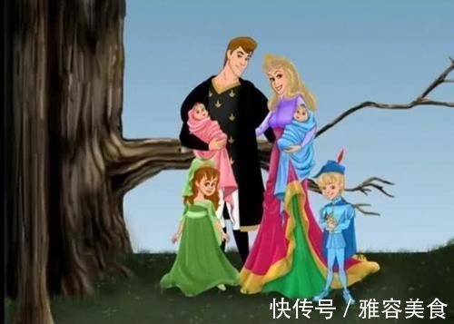迪士尼|迪士尼公主都成家了,爱洛公主儿女成群,艾莎跟谁生的娃