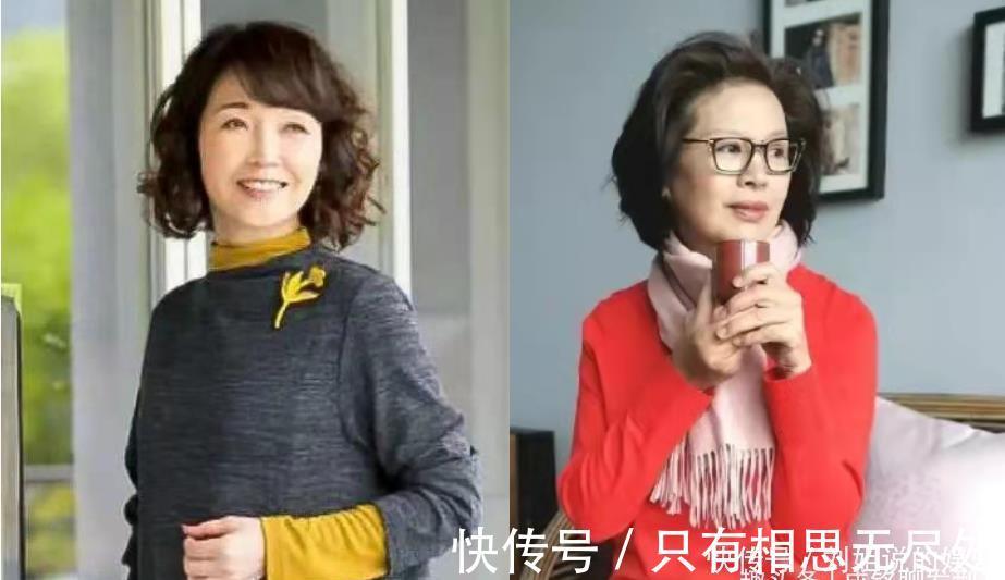 卷发|为什么女人老了都喜欢剪短发烫卷发?短发好打理显发量,也更减龄