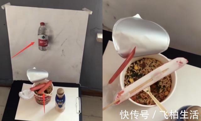 他用手@美术生画了一团废纸,值日生扫半天没动静,大吼:谁画的?