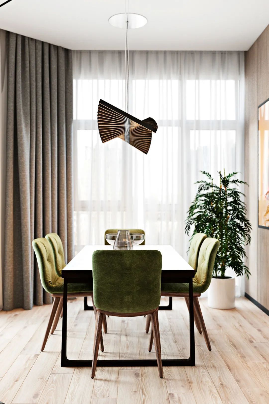 简约|100㎡现代简约,不规则的三房户型,开放式格局,自然而温馨