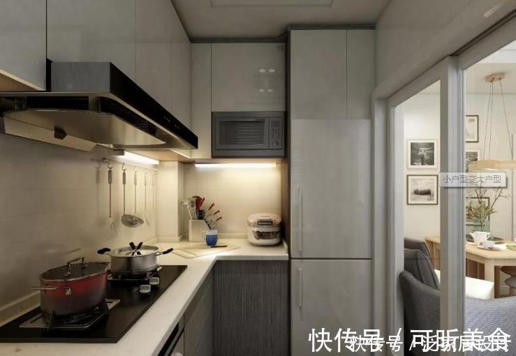 空间|35㎡一居,客餐厅兼工作区,每寸空间不浪费,功能堪比大户型,服