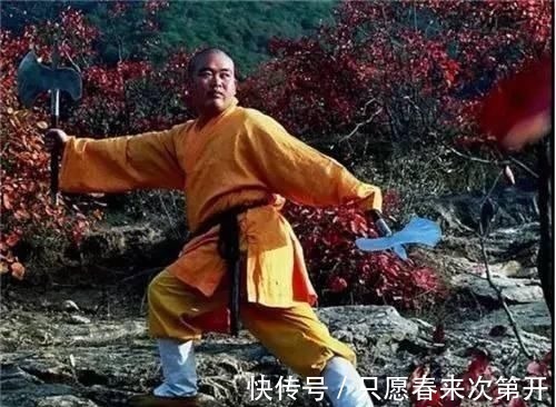 少林寺$释永信的武功有多高?看他早年练功时的这组绝版旧照,你就知道了