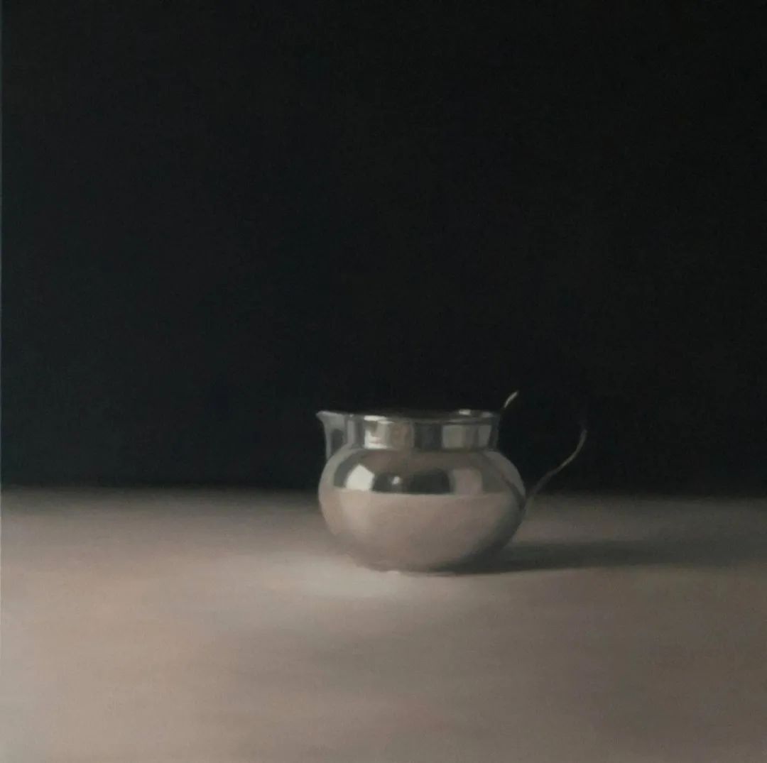 孤独感#柔和的光影和质感,她的静物画散发着一种孤独感!