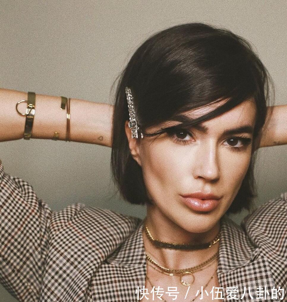 女人味|好看不用打理的短发有哪些？一刀切的齐下巴短发不错，简单又时髦