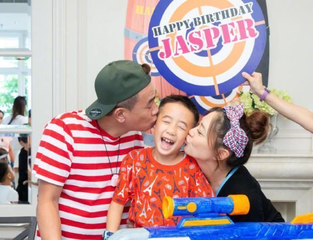 应采儿|应采儿晒儿子跳舞视频,神态动作神似陈小春,但身高成为最大亮点