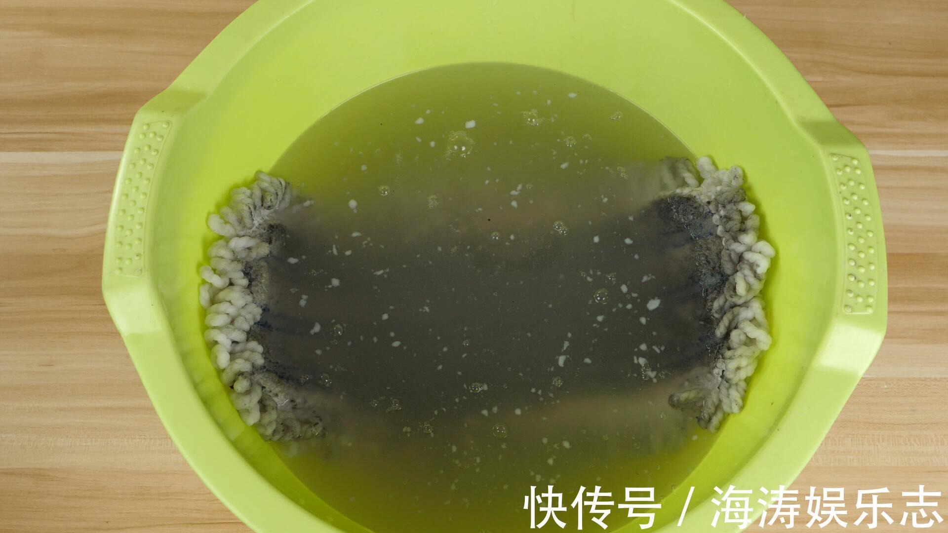 油渍|不管多脏的拖把,只需泡上10分钟,拖把不仅干净没油渍,还很省钱