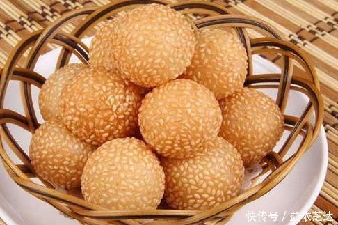 豆沙|把糯米粉开水一烫，不发面不饧面，个个空心不开裂，比油条更好吃