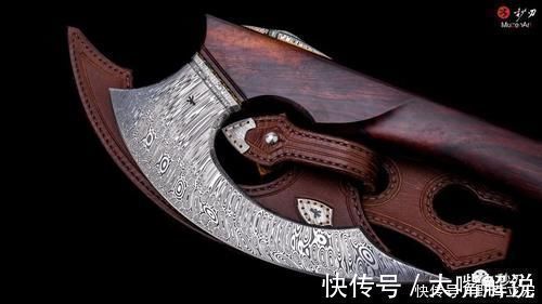 大马士革|北欧战斧,造型张狂,细节精致,手感扎实,就是舍不得用,别问,问就是贵!