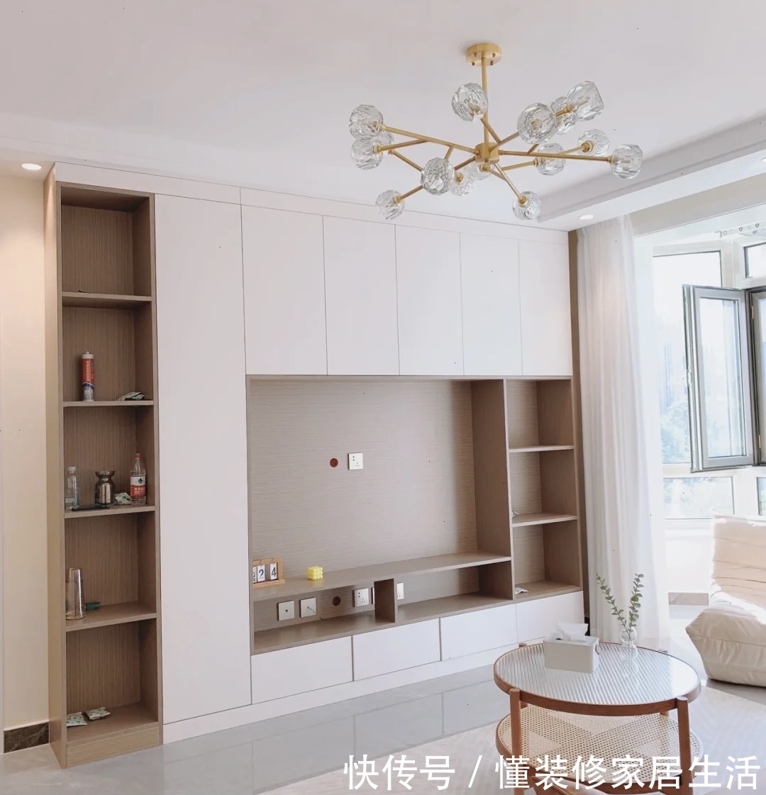 电视背景墙|这5款电视墙的设计,不仅拍照好看,还收获上万人关注,值得学习