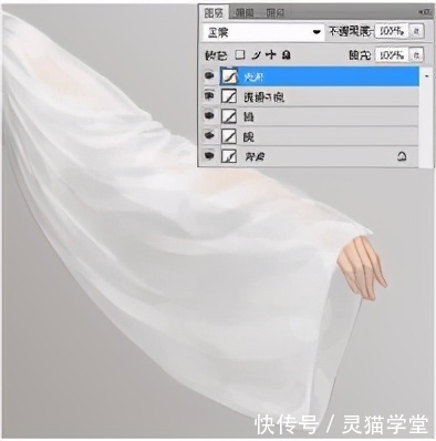 透明|透明纱质衣服怎么画?教你画出薄透的纱质布料画法教程!
