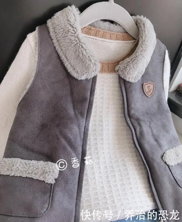 织毛衣超简小格子儿童羊绒打底毛衣(有编织图