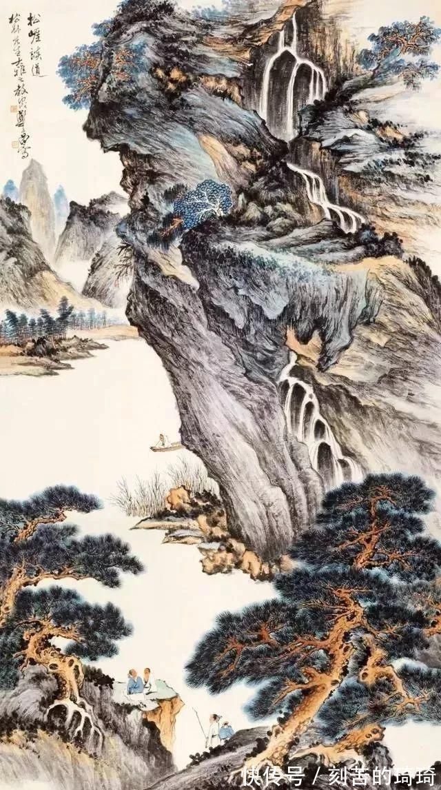 郑午昌@民国竟然有这样一位山水画大家,极为罕见,太美了!