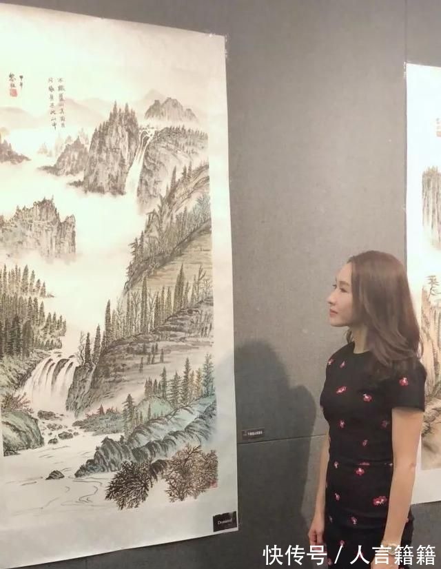 绘画作品#黎姿82岁父亲国画水平高:模仿黄宾虹非常像,绘画造诣很出彩
