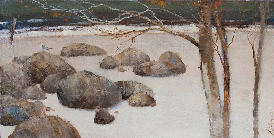 笔触@笔触率性,优雅朦胧的风景油画,迷人!