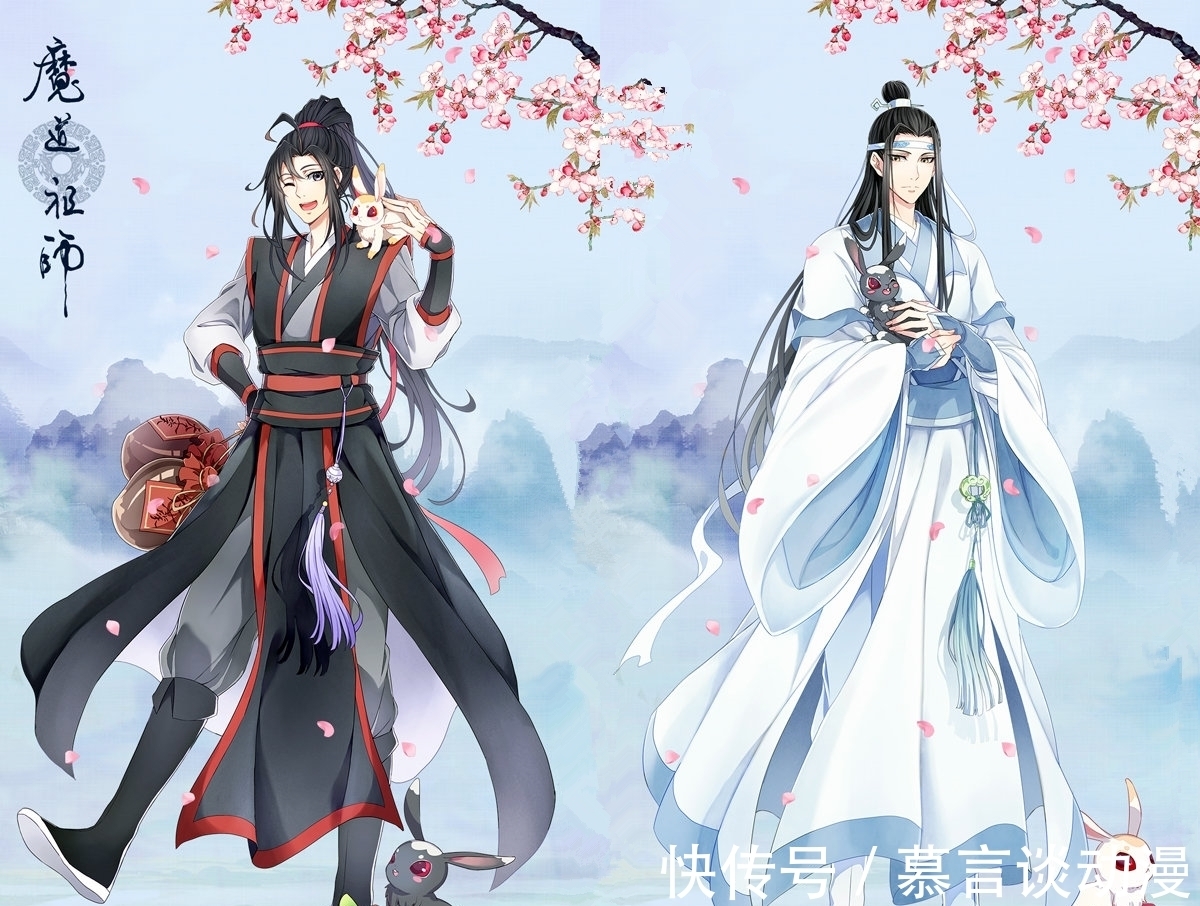 白鹤$魔道祖师：官方发布新的动物主题人物海报，乌鸦羡羡和白鹤忘机