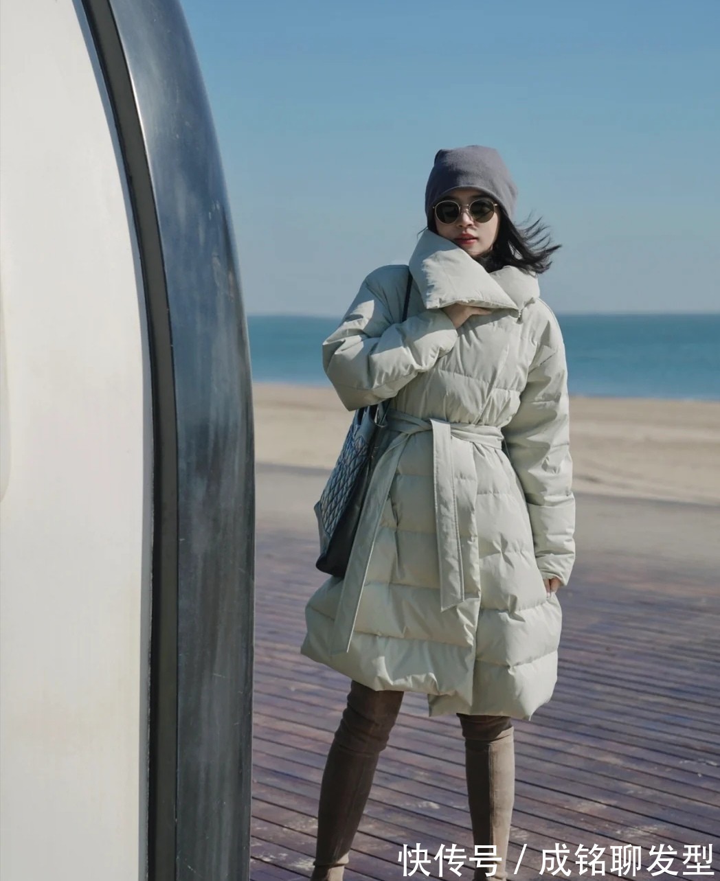 冬日 大龄博主中还是三木最会穿!扬长避短搭配合理,精致优雅又有范儿