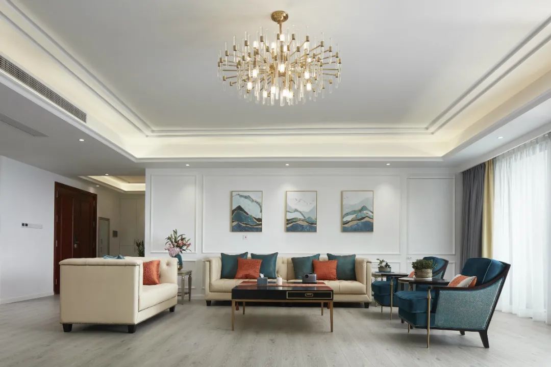 现代|500㎡现代美式,简约舒适的大平层,生活淡雅从容而高级
