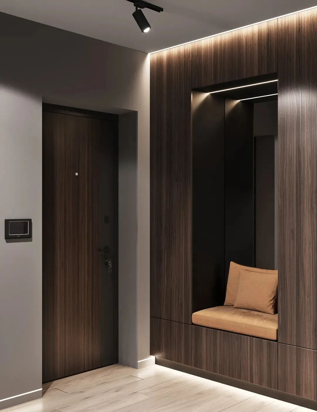 家装|80款入户鞋柜设计方案,人家这样装,太亮眼了