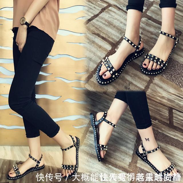 罗马 漂亮女人要懂得拒绝平庸,今年流行铆钉凉鞋,分分钟“扎”你心