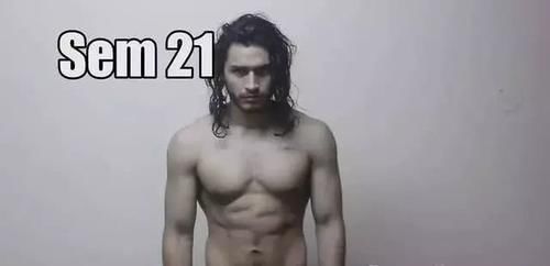 记录照|8个月，这个小伙用35张记录照告诉你，健身能带给身材多大改变