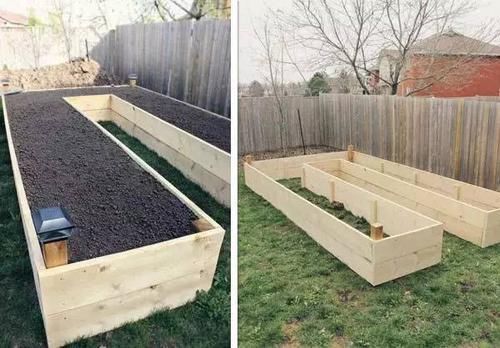 制作|朋友用生活废料制作的花床,都不用两百块