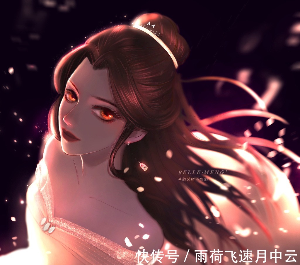 贝儿公主|国内画师笔下的迪士尼公主，谁是颜值第一高如此梦幻、真是难选