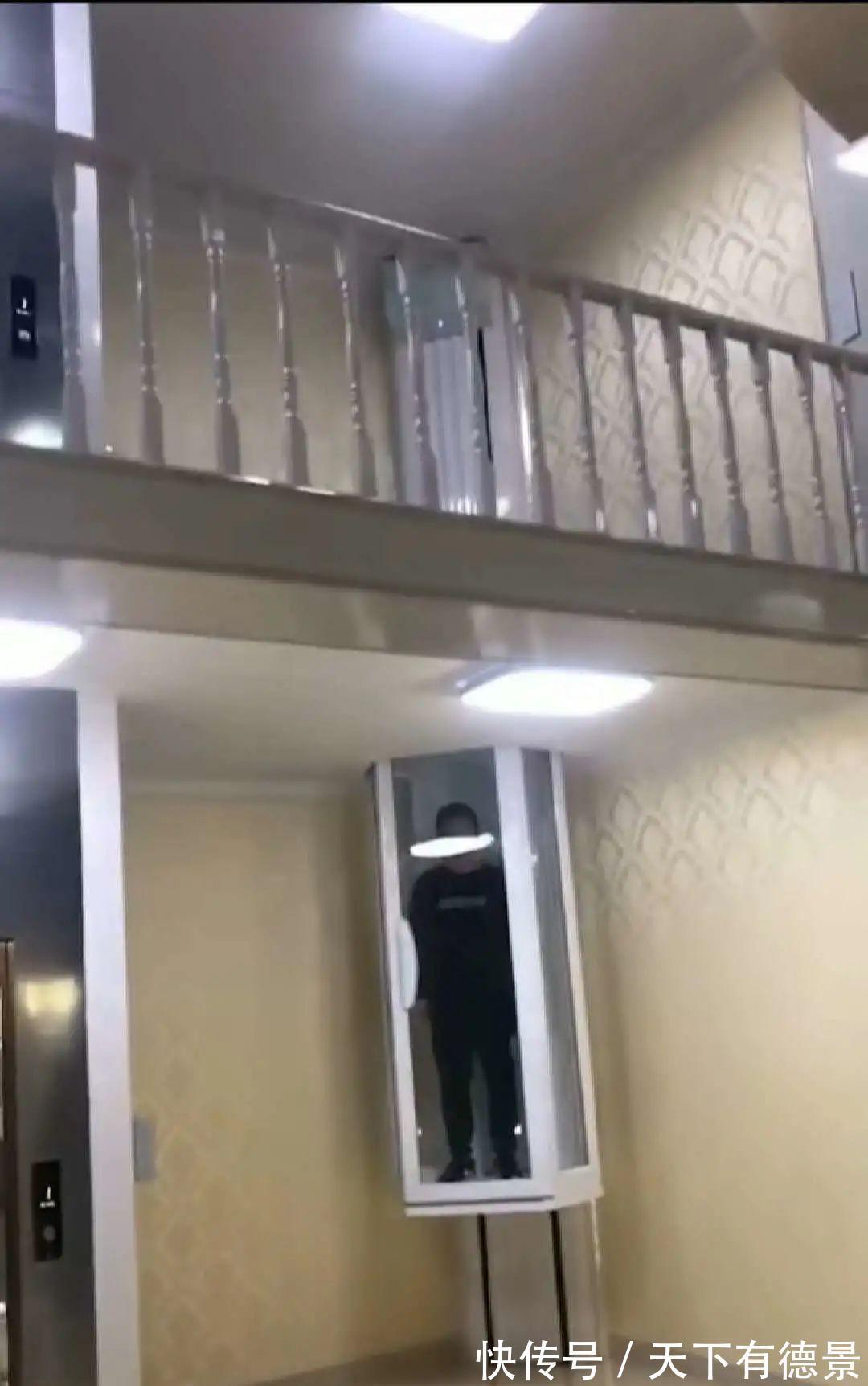 台阶|新型loft家用小电梯,占地不到1㎡,不挖电梯井不耗电,太方便了