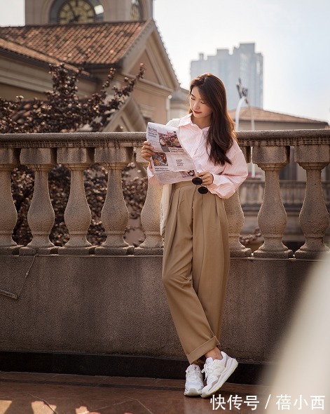 格纹裤|今秋流行这些“显瘦神裤”,一键拉伸腿长,效果堪比换腿