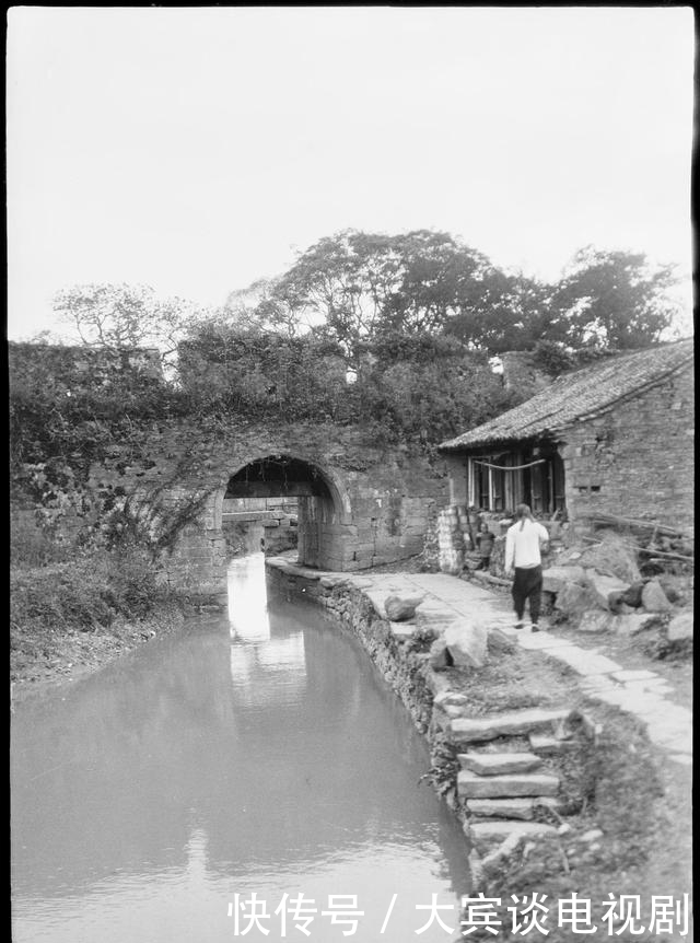 江南水乡|民国时期老照片，江南水乡的民间田园生活，充满人间烟火味