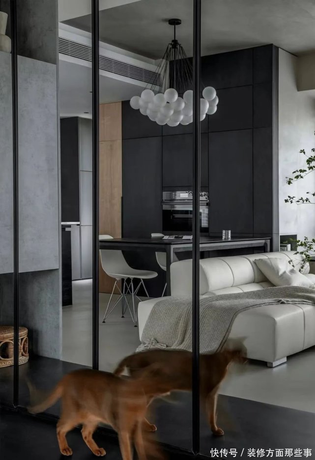 kitchen|100㎡现代风三居室,原来这样做居然可以把小户型住成大平层!