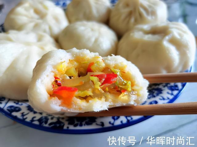 莲花菜包子|上班族5天早餐这样吃,不早起不着急,10分钟就搞定全家的早餐