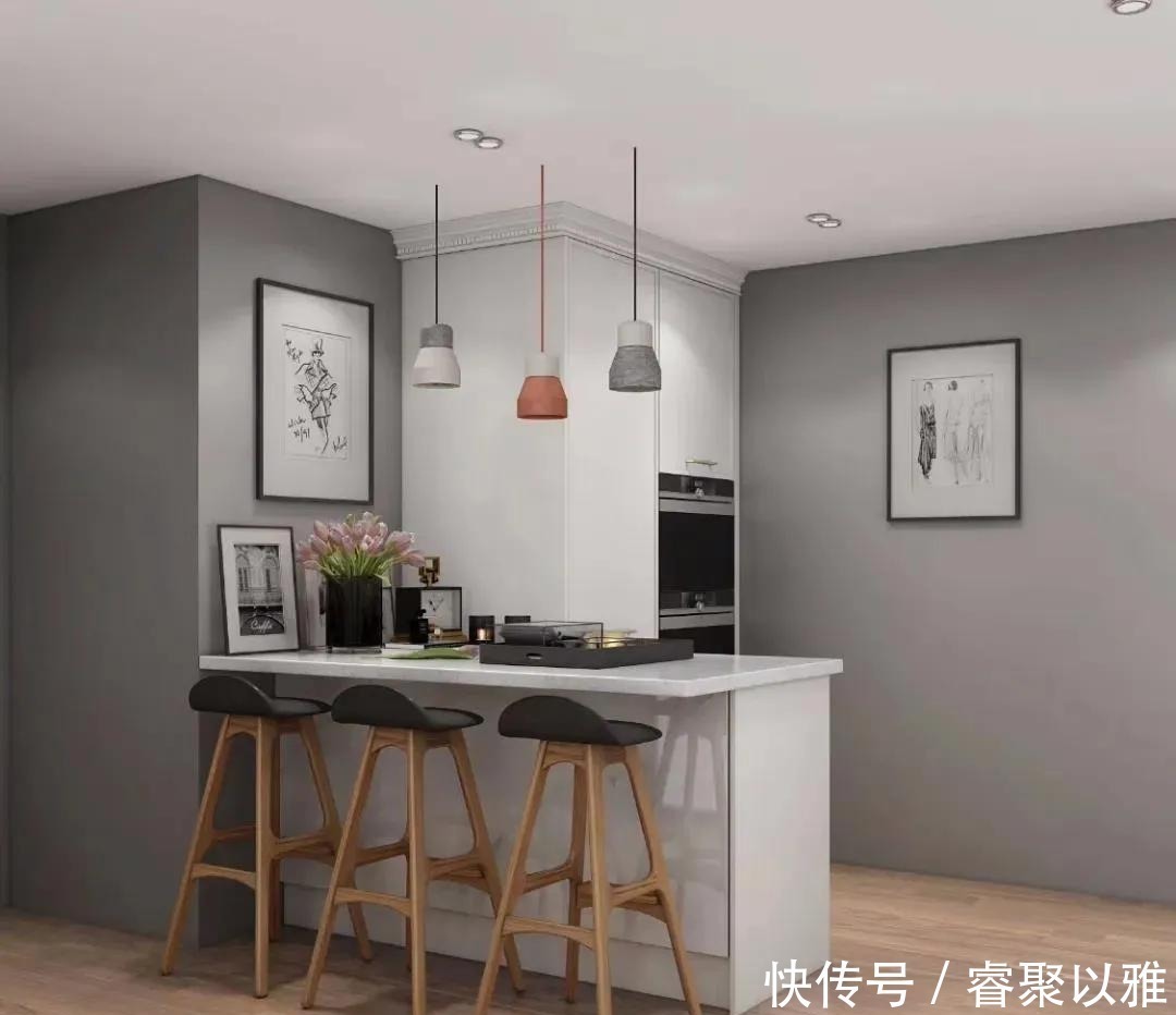 ps|看上去一尘不染的厨房,大家都用了这几种配色~