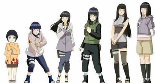 小美|《火影忍者》角色的成长史,佐助、我爱罗成功长残,雏田和纲手从小美到大