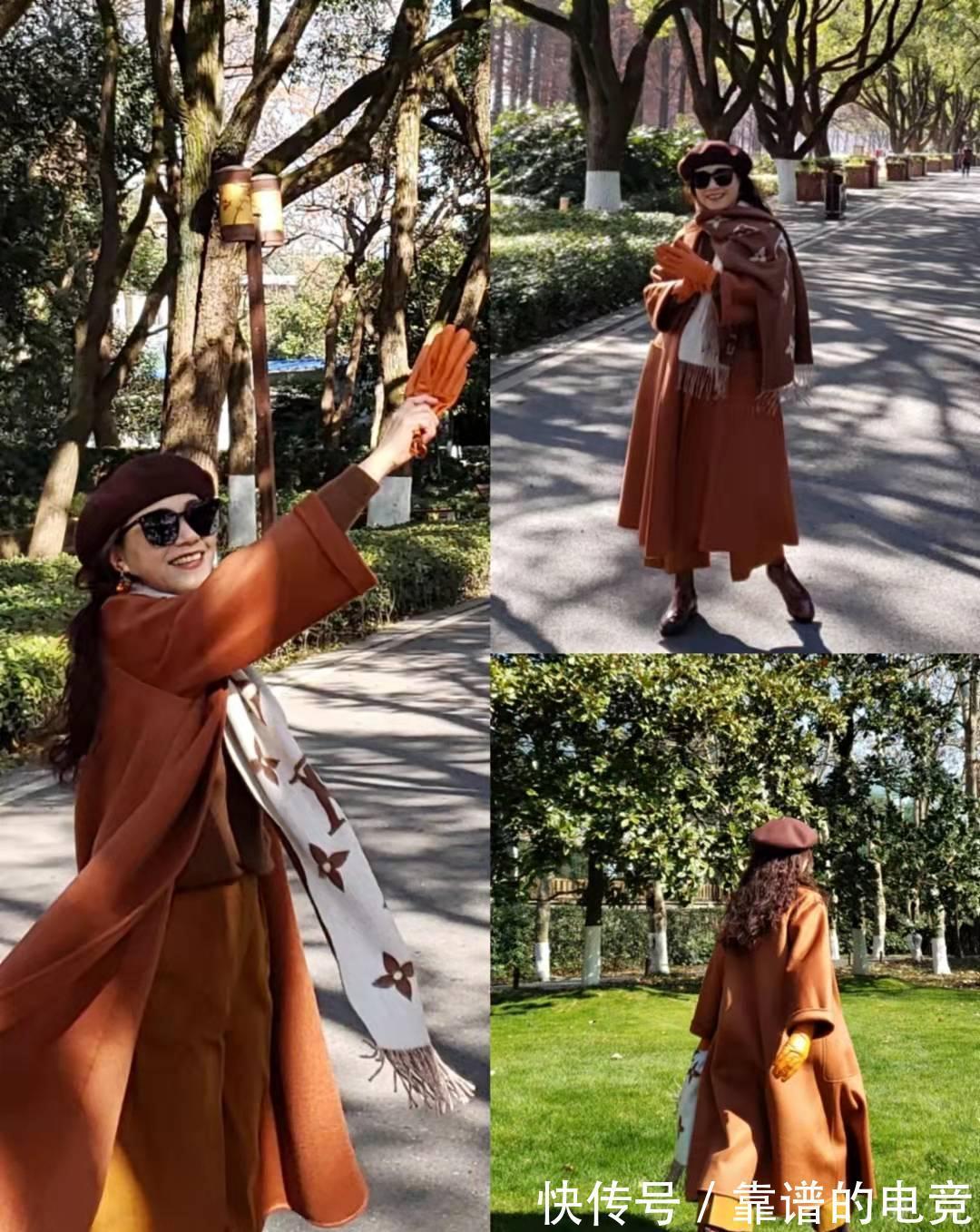 南瓜色 秋冬穿搭不想再穿黑白灰?何不试试南瓜色,亮眼又显白!