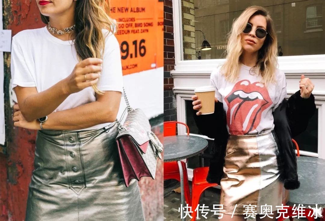 p这13条半裙，让T恤更完美！