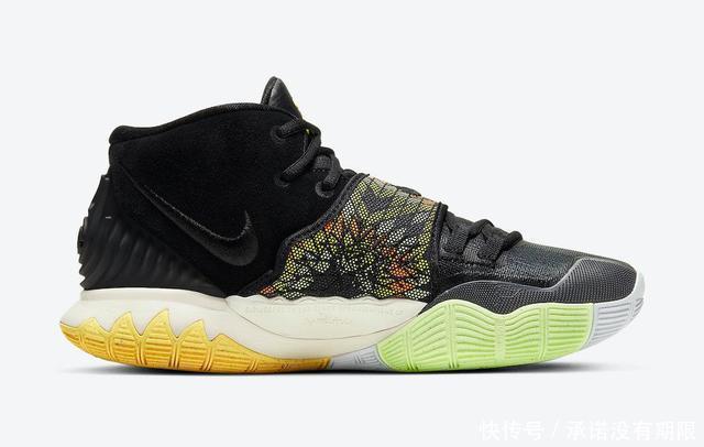 民族风图腾取代钩子！黑色版Kyrie 6“N7”官图释出